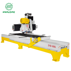 WANLONG SYQ-600 Mermer Granit Kireçtaşı Slab Pah Yuvarlama Makinesi için Manuel Kenar Kesme Makinesi